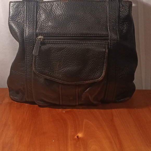 Fossil Black Leather Women Bag - Picture 11 of 16